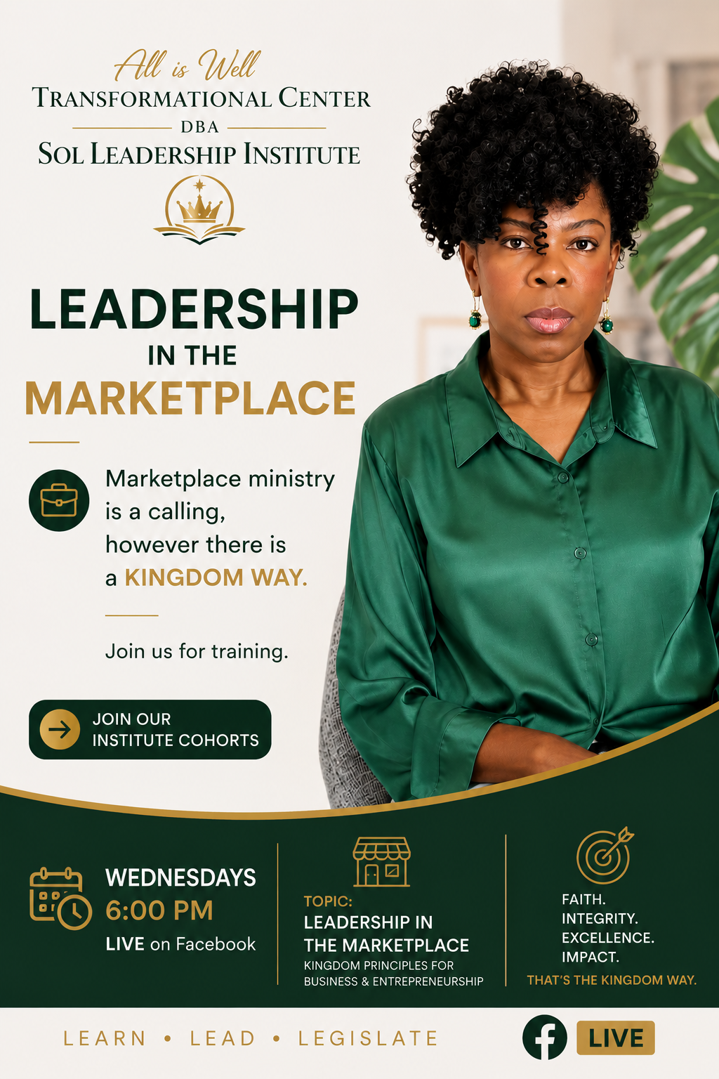 Leadership in the Marketplace cohort flyer